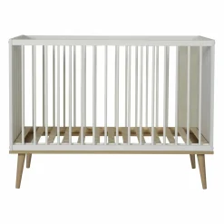 Quax Ledikant Flow White & Oak
