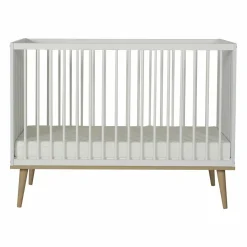 Quax Ledikant Flow White & Oak