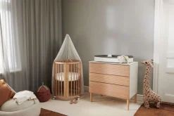 Stokke Sleepi Mini Bed Bundel V3 Natural – Van wieg tot ledikant met uitbreidingsset en matrassen