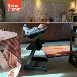 Stokke Tripp Trapp Marble Green + Newborn Set Anthracite