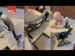 Stokke Tripp Trapp Marble Green Incl. BabySet² Vanilla White