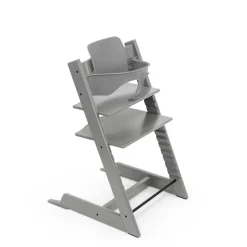 Stokke Tripp Trapp Stoel Bundel met BabySet² - Storm Grey