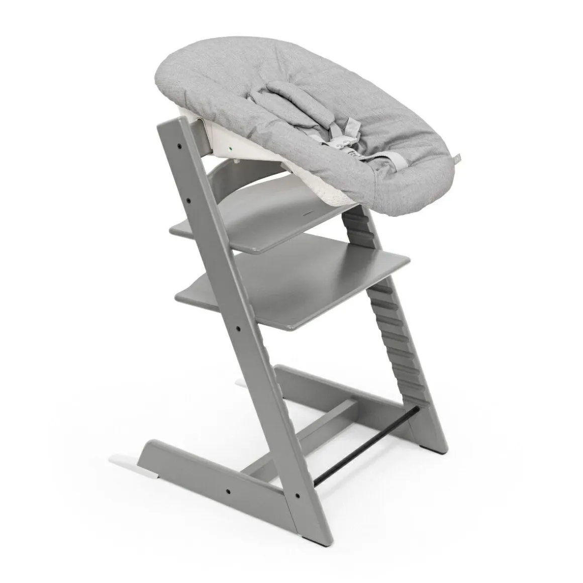 Stokke Tripp Trapp Storm Grey + Newborn Set