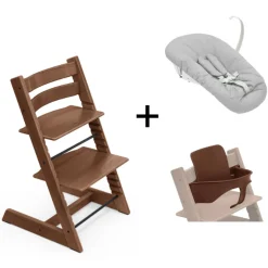 Stokke Tripp Trapp Warm Brown + Newborn Set