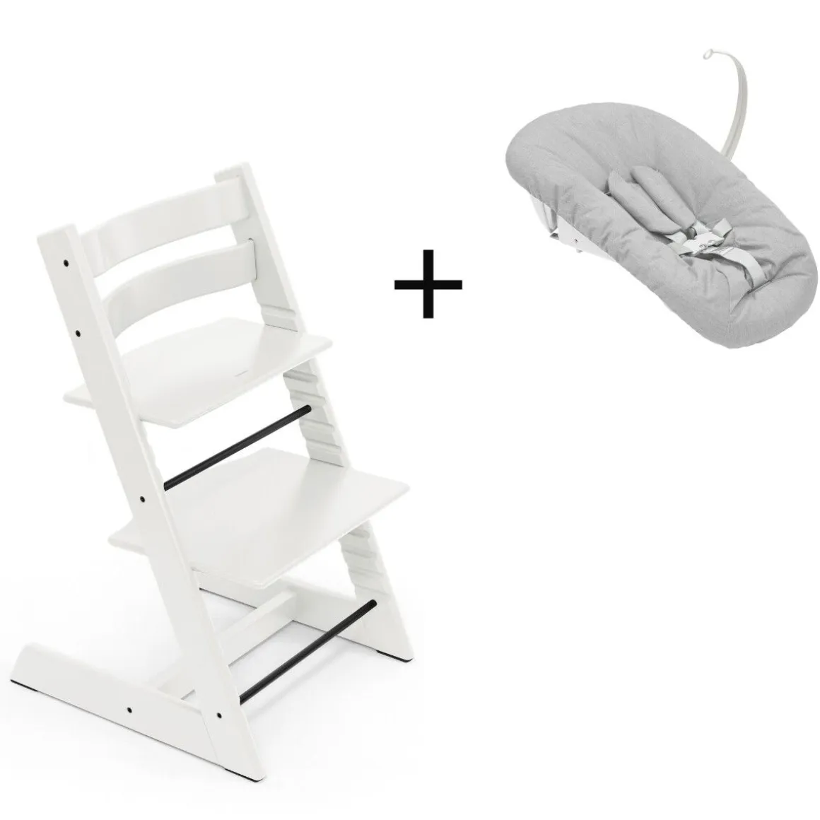 Stokke Tripp Trapp White + Newborn Set