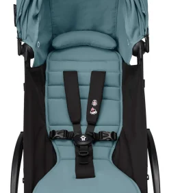 Stokke YOYO³ Kinderwagen Compleet met 0+ Newborn Pack Aqua – Black Frame