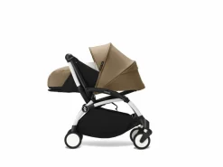 Stokke YOYO³ Kinderwagen Compleet met 0+ Newborn Pack Toffee – White Frame