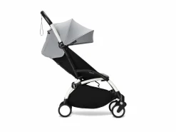 Stokke YOYO³ Kinderwagen Compleet met 0+ Newborn Pack Stone – White Frame
