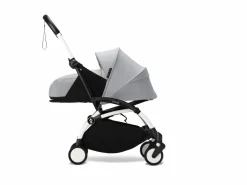 Stokke YOYO³ Kinderwagen Compleet met 0+ Newborn Pack Stone – White Frame