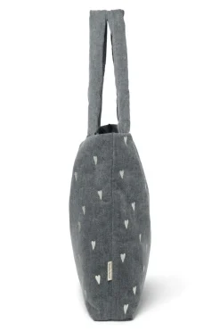 Studio Noos Mom Bag Denim Grey Hearts