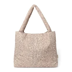 Studio Noos Mom Bag Puffy Leopard Beige