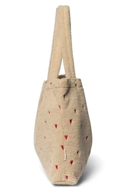 Studio Noos Mom Bag Teddy Hearts Ecru