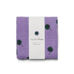 Studio Noos Swaddle Purple Clover 70 x 70