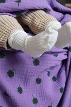 Studio Noos Swaddle Purple Clover 120 x 120