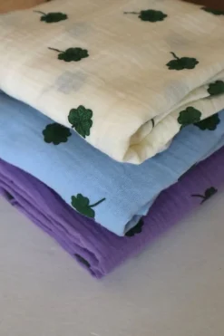 Studio Noos Swaddle White Clover 120 x 120