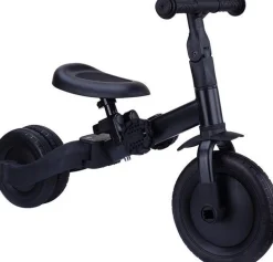 Topmark 4-in-1 Driewieler / Loopfiets Kaya Zwart