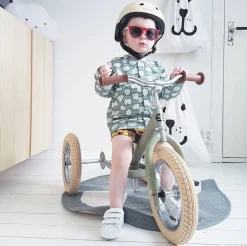 Trybike Steel 2-in-1 Loopfiets Green (mat groen)